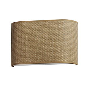 Chequers Retreat - 277V 10W 1 LED Wide Wall Sconce In Transitional Style-8.25 Inches Tall and 13 Inches Wide - 1388793