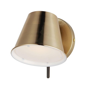 Waters Bottom - 6W 1 LED Wall Sconce-6.5 Inches Tall and 5.5 Inches Wide - 1390273