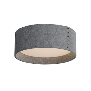 Chequers Retreat - 18W 1 LED Flush Mount In Modern Style-6 Inches Tall and 16 Inches Wide - 1388855