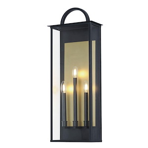 Howden Pines - 3 Light Outdoor Wall Sconce-30 Inches Tall and 11.5 Inches Wide - 1390351