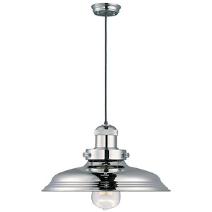 Ocean Springs - 1 Light Pendant In Mediterranean Style-6.75 Inches Tall and 11 Inches Wide - 1320014