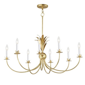 Greystone Orchards - 8 Light Chandelier-17.5 Inches Tall and 36 Inches Wide - 1319533