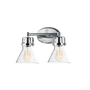 Mercer Broadway - 12W 2 LED Bath Vanity with Bulb In Traditional Style-10 Inches Tall and 15 Inches Wide - 1389014