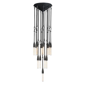 Calder Spur - 13 Light Pendant-54.25 Inches Tall and 15 Inches Wide - 1390761