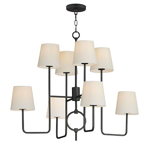 Horton Parc - 8 Light 2-Tier Chandelier-27.75 Inches Tall and 34 Inches Wide - 1390763