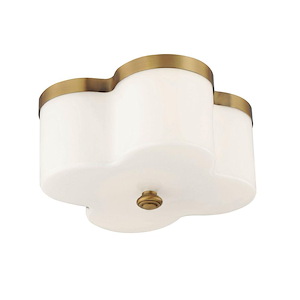 Barrington Link - 2 Light Flush Mount-6.75 Inches Tall and 13.5 Inches Wide - 1389022