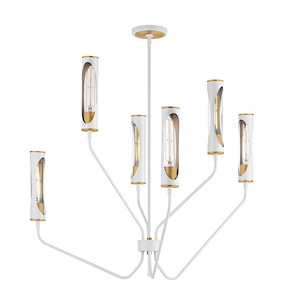 Sutherlands Way - 36W 6 LED Pendant-28.5 Inches Tall and 36 Inches Wide - 1389133