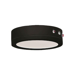 Crofton Circle - 17W 1 LED Round Flush Mount with Emergency Backup-2.1 Inch Tall and 7 Inch Wide - 1390735