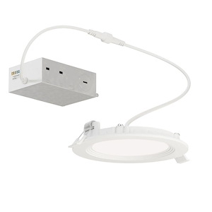 Keith Bank - 10W 1 5CCT LED Flush Mount-1 Inch Tall and 4.75 Inch Wide - 1391137