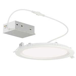 Keith Bank - 12W 1 5CCT LED Flush Mount-1 Inch Tall and 6.75 Inch Wide - 1391074