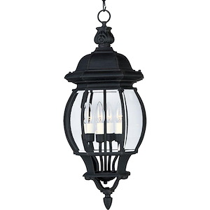 Kingsway Springs-4 Light Outdoor Hanging Lantern in Early American style-10 Inches wide by 25.25 inches high - 1391147