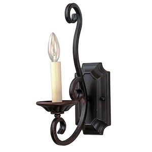 Furness Orchard-1 Light Wall Sconce in Early American style-7 Inches wide by 14.5 inches high - 1391198