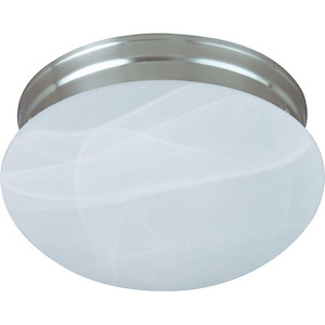 Essentials-1 Light Flush Mount in Early American style-12 Inches wide by 4 inches high - 1388544