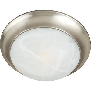 Essentials-1 Light Flush Mount in Early American style-12 Inches wide by 4 inches high - 1388864