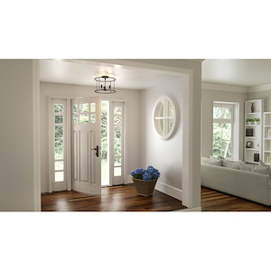 Kings Glade - 3 Light Semi-Flush Mount - 1246421