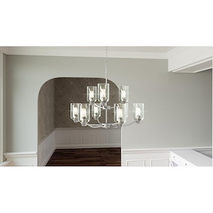 Welland Meadow - 9 Light Chandelier In Transitional Style-27.25 Inches Tall and 29.25 Inches Wide - 1246932