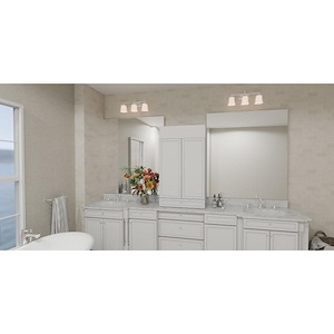 Balmoral South 3 Light Transitional Bathroom Light Fixture - 1247709
