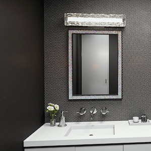 Adams Manor 1 Light Contemporary Vanity Light Approved for Damp Locations - 1246470