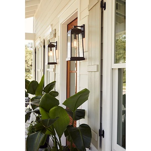 Castleton Park 15.75 Inch Outdoor Wall Lantern Transitional Steel Approved for Wet Locations - 1246056