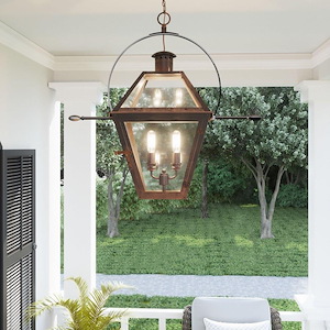 Tulliebelton Crescent - 2 Light Outdoor Hanging Lantern - 1246486