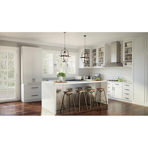 Tulliebelton Crescent - 2 Light Pendant In Traditional Style-23.5 Inches Tall and 21.25 Inches Wide - 1247095