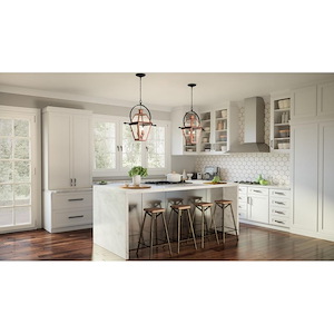 Tulliebelton Crescent - 4 Light Pendant In Traditional Style-29.5 Inches Tall and 27.5 Inches Wide - 1247001