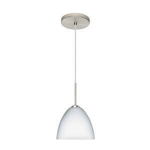 Sasha II-One Light Cord Pendant with Flat Canopy-6.3 Inches Wide by 5.4 Inches High - 404022
