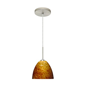Sasha II-One Light Cord Pendant with Flat Canopy-6.3 Inches Wide by 5.4 Inches High - 404022