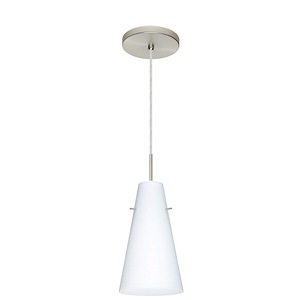 Cierro-One Light Cord Pendant with Flat Canopy-5.38 Inches Wide by 9.38 Inches High - 1211100