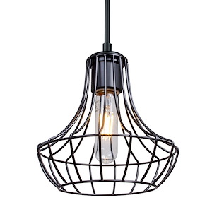 Spezza 7 - 1 Light Cord Pendant-120 Inches Maximum Drop and 8 Inches Wide - 1344729