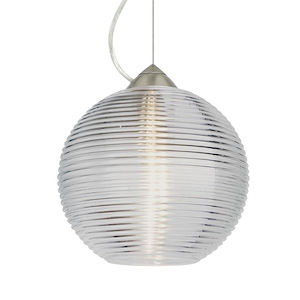 Kristall 8 - 1 Light Cord Pendant with Dome Canopy In Contemporary Style-9 Inches Tall and 10 Inches Wide - 1294200