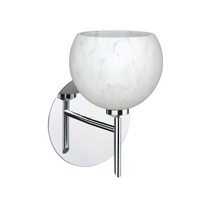 Palla 5-One Light Mini Wall Sconce-5 Inches Wide by 7.15 Inches High - 404084