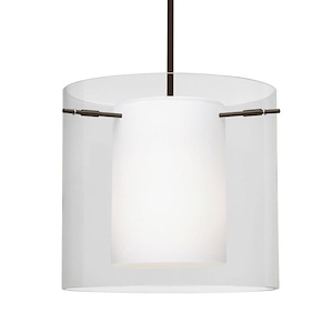 Pahu 12 - 1 Light Stem Pendant-10.63 Inches Tall and 11.75 Inches Wide - 1294208