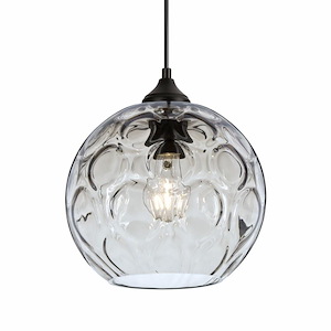 Bombay - 1 Light Outdoor Pendant-120 Inches Maximum Drop and 9.8 Inches Wide - 1344851