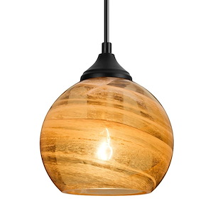Jilly - 1 Light Outdoor Pendant-120 Inches Maximum Drop and 6.5 Inches Wide - 1344856