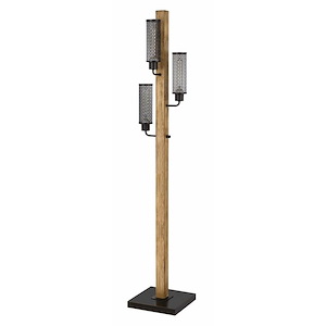 Lenox - 3 Light Floor Lamp-61 Inches Tall and 11 Inches Wide - 1329147