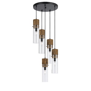 Spheroid-Five Light Pendant-14 Inches Wide by 13.38 Inches High - 469768