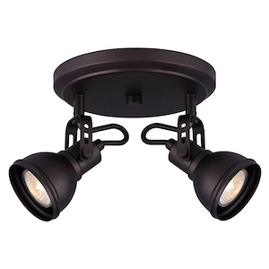Polo - 2 Light Flush/Wall Mount-7 Inches Tall and 8.25 Inches Wide - 1330688