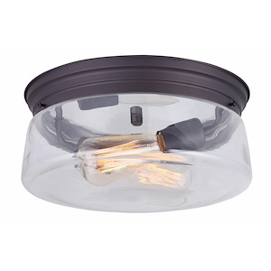 Albany - 2 Light Flush Mount-6 Inches Tall and 14.5 Inches Wide - 1330753