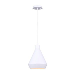 Byck - 1 Light Pendant-13.5 Inches Tall and 9 Inches Wide - 1267149