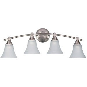 Grace - 4 Light Bath Vanity-9 Inches Tall and 7.5 Inches Wide - 1331130