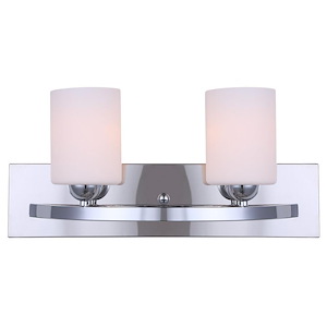 Hampton - 2 Light Bath Vanity-8.5 Inches Tall and 6.5 Inches Wide - 1331140