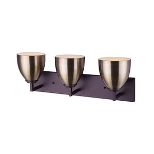 House - 28.5W 3 LED Bath Vanity In Glam Style-9.25 Inches Tall and 7.5 Inches Wide - 1331157