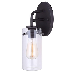 Albany - 1 Light Bath Vanity-13 Inches Tall and 6.5 Inches Wide - 1331169