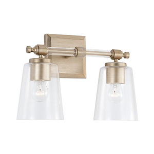 Breigh - 2 Light Bath Vanity In Transitional Style-9.75 Inches Tall and 14 Inches Wide - 1117102