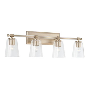 Breigh - 4 Light Bath Vanity In Transitional Style-9.75 Inches Tall and 31.75 Inches Wide - 1117104
