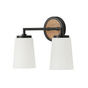 Jonah - 2 Light Bath Vanity In Contemporary Style-10.25 Inches Tall and 14 Inches Wide - 1327048