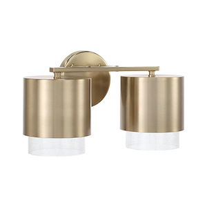 Weller - 2 Light Bath Vanity-8.25 Inches Tall and 15 Inches Wide - 1341956