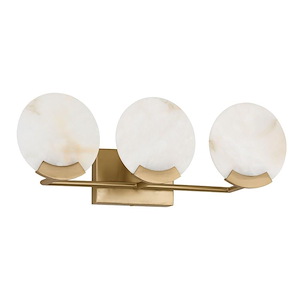 Oriya - 3 Light Bath Vanity-8 Inch Tall and 23.75 Inch Wide - 1365223