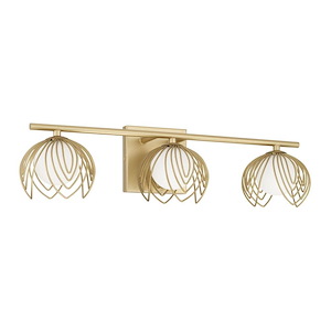 Flora - 3 Light Bath Vanity-6.5 Inch Tall and 22.75 Inch Wide - 1394646